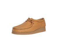Clarks Pour des hommes Baskets en cuir Wallabee Evo, marron