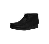 Clarks Pour des hommes Bottes en cuir Wallabee Evo, Noir