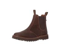 Clarks pour des Hommes Bottines Chelsea en Cuir Solsbury, Marron, 45 EU