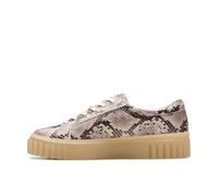 Clarks Premium Baskets Mayhill Walk pour Femme, Gris Snake Lea, Pointure 39, Gris Serpent Lea, 39 EU