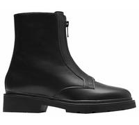 Clarks Premium Bottes de combat Lauryl Zip pour femme, cuir noir, 40 EU