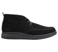 Clarks Premium Bottes RelaxLite Moc Chukka pour homme, noir SDE, 40 EU, Black Sde., 41 1/3 EU