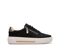 Clarks Premium Femme Hollyhock Zip, Nubuck Noir, 39 EU