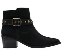 Clarks Premium Femme Morzine Buckle Botte Tendance, Black SDE, 37 EU