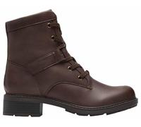 Clarks Premium Hearth Parker Bottes de combat en cuir marron Pointure 40, cuir marron, 40 EU