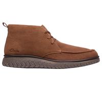 Clarks Premium Homme Relaxlite MOC Bottine Chukka, Suède Cola, 40 EU