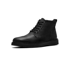 Clarks Premium Homme Weltridge Zip Botte de Western, Noir ciré, 41 EU