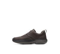 Clarks Pro Lace Mens Trainers 43 EU Dark Brown Tumbled