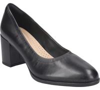 Clarks Pumps Freva55 Court, cuir lisse, noir, femme