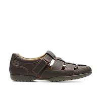 Clarks Recline Open, Chaussures de Ville Homme - Marron (Mahogany Leather), 44 EU (9.5 UK)