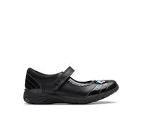 Clarks Relda Spark K. Appartement Oxford, Black Leather, 29.5 EU
