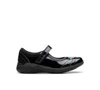 Clarks Relda Spark K. Appartement Oxford, Black Pat, 31 EU