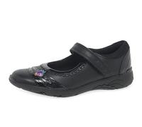 Clarks Relda Spark K. Childrens Black Leather, 10