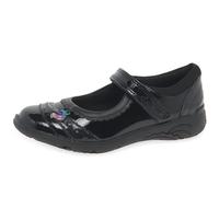 Clarks Relda Spark K. Appartement Oxford, Black Pat, 33 EU