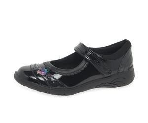 Clarks Relda Spark K. Childrens Black Pat, 1.5