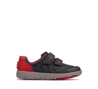 CLARKS Astrol Orin K Basket, Black Leather, 33 EU