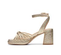 Clarks Ritzy 75 Faye pour femmes en cuir gold