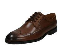 Clarks Homme Ronnie Limit Brogues, Cuir Brun, 44.5 EU