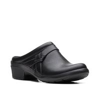 Clarks Originals Sabots Angie Mist – Cuir noir pour femme 38.5 EU