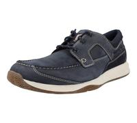 Clarks Originals Chaussures bateau Sailview Lace Nubuck bleu marine Homme Taille 43 EU