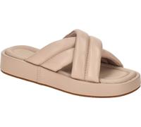 Clarks Sandal Alda Glide, cuir lisse, beige, femmes