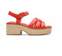 Clarks - Sandale femme rouge Coledale Strap - Femme - Chaussures - Rouge - Taille: 40 EU