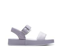 Clarks Sandales à bretelles Alda pour femme, Lilas Combi, 42 EU