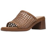 Clarks Sandales à talons Jaylan pour femme, Synthétique camel, 12 Wide