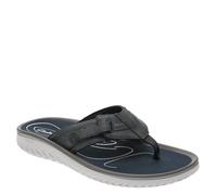 Clarks Sandales Athleisure pour homme, Cuir bleu marine, 42 EU