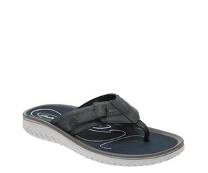 Clarks Sandales Athleisure pour homme, Cuir bleu marine, 42 EU