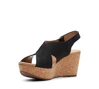 Clarks Originals Sandale femme Annadel Eirwyn Cuir nubuck noir 40 EU