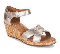 Clarks Sandales compensées UN PLAZA CROSS in Doré 37