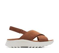 Clarks Sandales Dashlite Wish pour femme, Dark Tan Suede., 36 EU