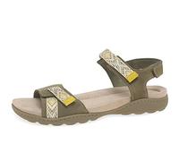 Clarks Sandales de sport Amanda Sprint pour femme, Daim olive., 40 EU