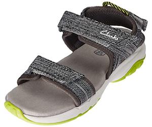 Clarks Sandales Expo Sea K pour garçon, Gris Combi, 29 EU
