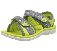 Clarks Sandales fermées pour garçon Surfing Tide T, jaune, 20 EU