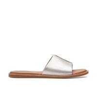 Clarks Sandales Karsea Mule pour femme, Argent métallisé., 39 EU