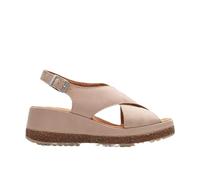 Clarks Femme Kassanda Step Sandale, Nubuck Sable, 36 EU