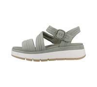 Clarks - Sandales Plates à Brides Tuscan - Femme - Chaussures - Vert - Taille: 41 1/2 EU
