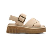 Clarks - Sandales Plates - Femme - Chaussures - Beige - Taille: 37 1/2 EU