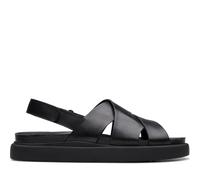 Clarks - Sandales Plates Soleil - Femme - Chaussures - Noir - Taille: 39 EU