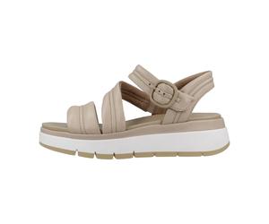Clarks - Sandales plates Tuscan Strap - Femme - Chaussures - Beige - Taille: 37 EU