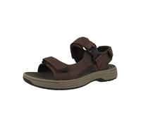 Clarks Mixte Saltway Edge Sandal, Dark Brown Lea, 42.5 EU