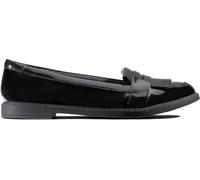 Clarks Scala Bright Loafers Juniors Noir verni 8 (42) Female