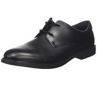 CLARKS Scala Loop Y Chaussure de Robe d'uniforme, Black Leather, 42 EU Large
