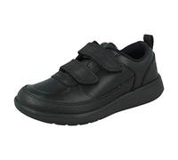 Clarks Scape Flare K Childrens Black Leather, 2.5