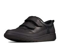 Clarks Scape Flare Y Chaussure de Robe d'uniforme, Black Leather, 39 EU Large