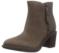 Clarks Scene Zip Bottes mode pour femme, Taupe foncé, 38 EU