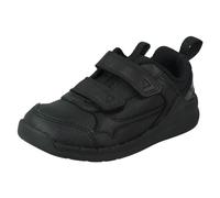 Clarks School Orbit Sprint T, Basket, Black Leather,