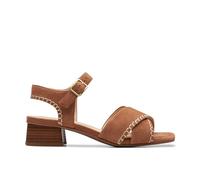Clarks Serina 35 Cross Sandales en Daim Marron Taille 40,5